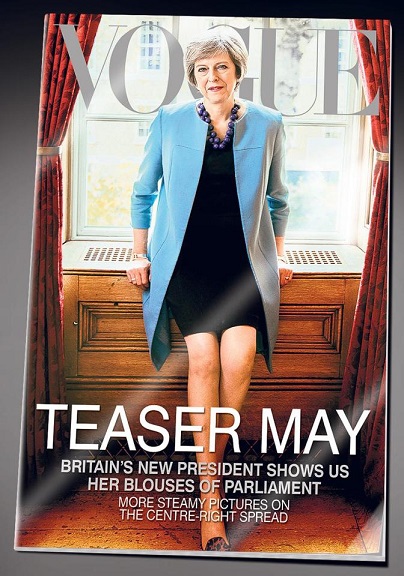 نخست وزیر انگلیس روی جلد 
