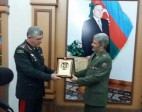 بازدید وزیر دفاع ایران از دانشگاه فرماندهی و ستاد کشور آذربایجان