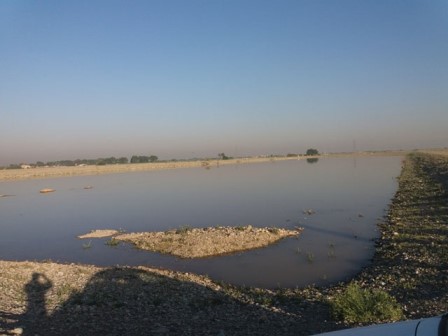 آبگیری حوضچه های تغذیه مصنوعی شمال دشت ورامین