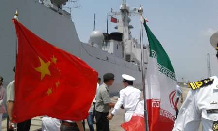 تمرین مشترک نظامی دریایی ایران و چین در تنگه هرمز