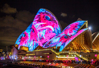 تغییر چهره سالن اپرای سیدنی در جشنواره نور و موسیقی