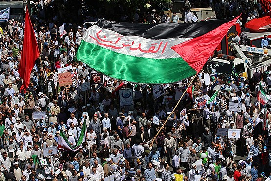 فریاد مرگ بر اسرائیل ملت ایران در روز جهانی قدس