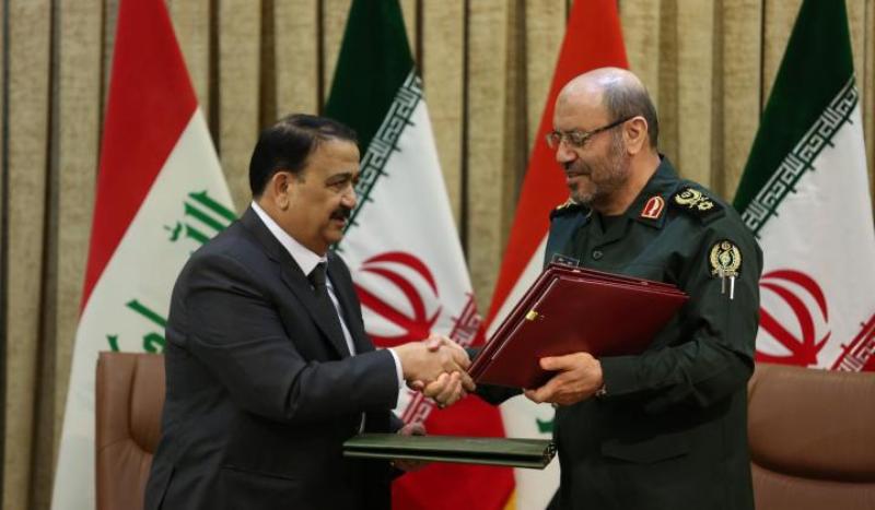 امضاء تفاهم همکاری های دفاعی، نظامی ایران و عراق