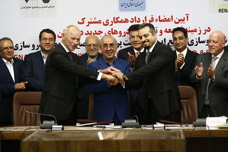 امضا قرارداد تولید مشترک ایران و رنو