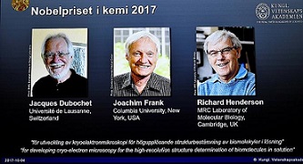 برندگان نوبل شیمی سال ۲۰۱۷ میلادی اعلام شدند