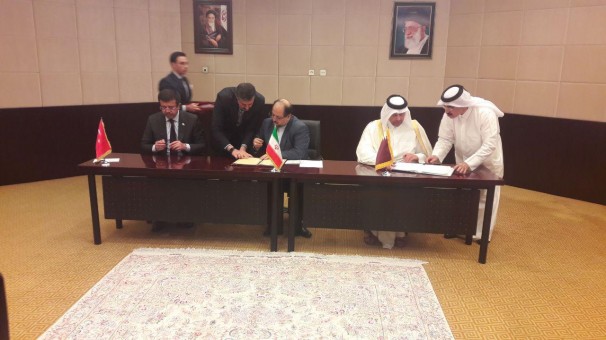 امضاء تفاهم‌نامه همکاری ترانزیت میان ایران، ترکیه و قطر