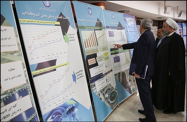 بازدید روحانی از مرکز ملی راهبری شبکه برق کشور