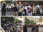 پیکر ناصر ملک مطیعی درمیان هوادارانش تشییع شد