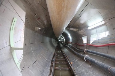 پیشرفت 46 درصدی تونل فاضلابرو غرب تهران