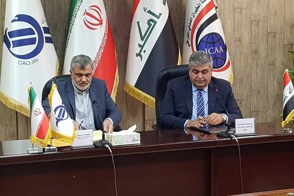 امضاي تفاهم نامه افزايش سطح همکاری های هوانوردی بين ايران و عراق