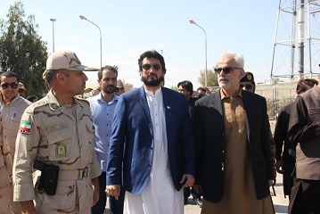حضور وزير كشور پاکستان در منطقه مرزی ميرجاوه