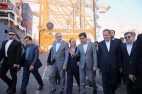 بازدید معاون اول رئیس جمهور از طرح توسعه بندر شهید رجایی