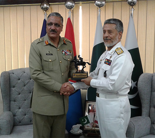 دیدار امیر دریادار سیاری با فرماندهان ارشد پاکستان