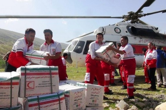 امدادرسانی هلال‌احمر به ۵ استان سیل‌زده کشور