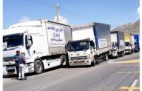 ارسال ۲۳ کامیون اقلام اساسی به مناطق سیل زده