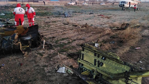 سقوط هواپیمای اوکراینی نزدیک فرودگاه امام خمینی (ره)