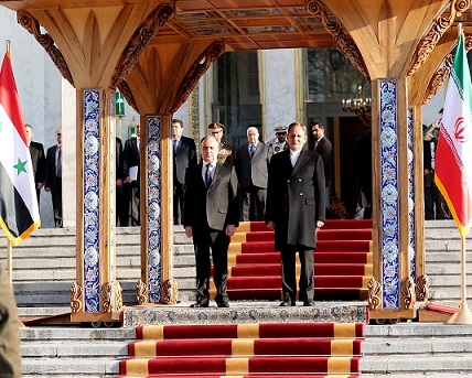 استقبال رسمی جهانگیری از نخست وزیر سوریه