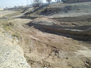 آزادسازی 800 مترمربع از بستر رودخانه لات آجی در شهرستان پاکدشت