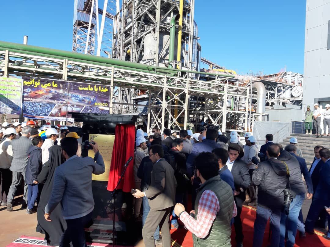 افتتاح کارخانه تولید آهن اسفنجی شهرستان بافت
