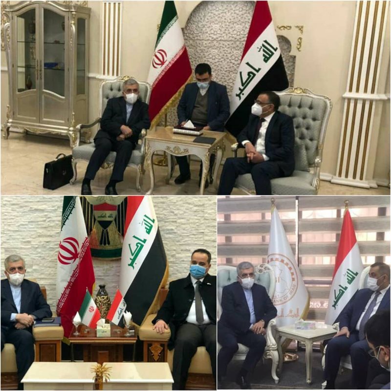 دیدار وزیر نیرو با 3 مقام‌ عراقی در سفر به این کشور