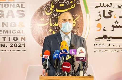 رئیس مجلس از بیست‌وپنجمین نمایشگاه نفت ایران بازدید کرد