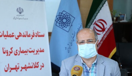 زالی: تهران به عنوان شهر آلوده به ویروس کرونا تلقی می‌شود
