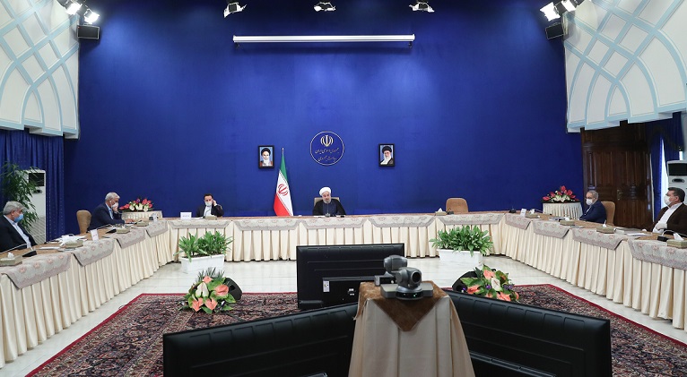 روحانی: ملت بزرگ ایران  پیروز صحنه مبارزه با کرونا بود