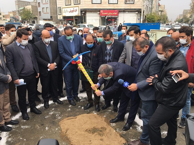 کلنگ زنی پروژه خط انتقال آب از خط الغدیر 2 به شهر باغستان