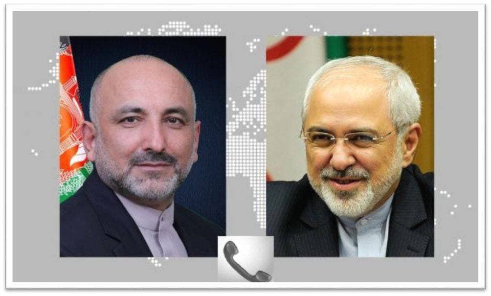 ظریف بر حمایت همه‌جانبه ایران از روند صلح افغانستان تاکید کرد