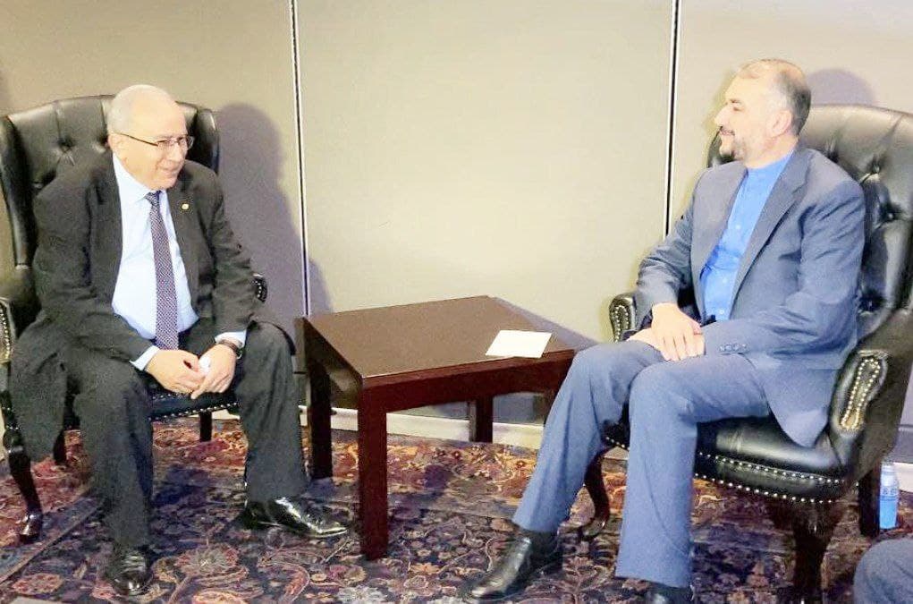 ملاقات امیر عبداللهیان با وزیر خارجه الجزایر
