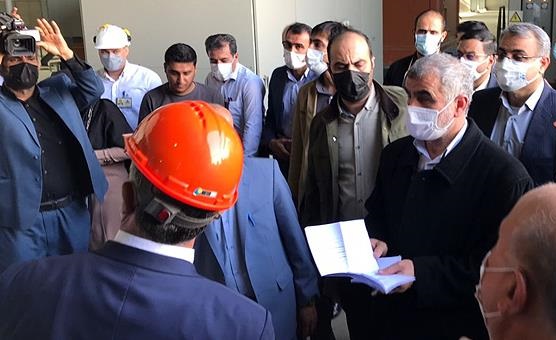 بازدید نایب رئیس مجلس از نیروگاه ۱۰۰ مگاواتی پالایشگاه پارسیان
