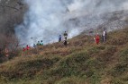 جنگل‌های ۲ منطقه نکا و گلوگاه در شرق مازندران آتش گرفت