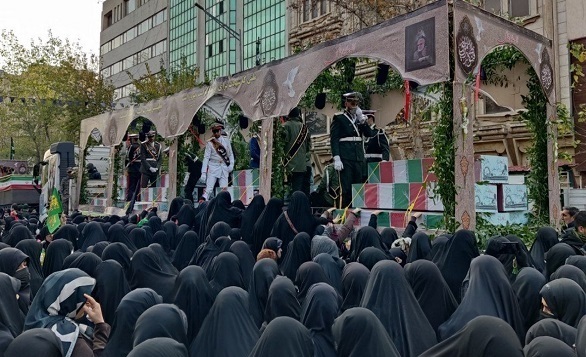 تشییع باشکوه ۴۰۰ شهید گمنام در تهران و سراسر کشور