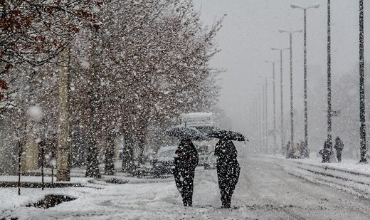 بارش برف و باران امروز در ۶ استان تشدید می‌شود