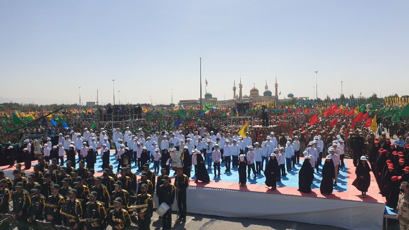 اجتماع ۳۰ هزار نفری بسیجیان تهران