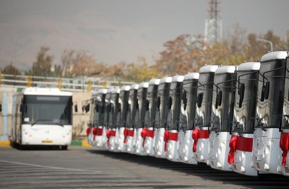 اختصاص ۵۵ دستگاه اتوبوس به ناوگان حمل ونقل شهری تهران