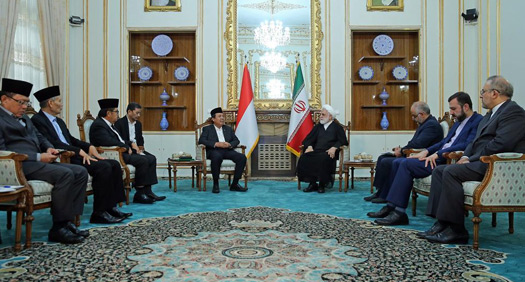تاکید رئیس عدلیه بر ضرورت توسعه دیپلماسی قضایی میان ایران و اندونزی