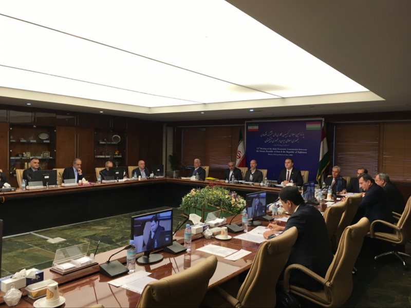پانزدهمین اجلاس کميسيون مشترک همکاری‌های اقتصادی ایران و تاجیکستان آغاز شد