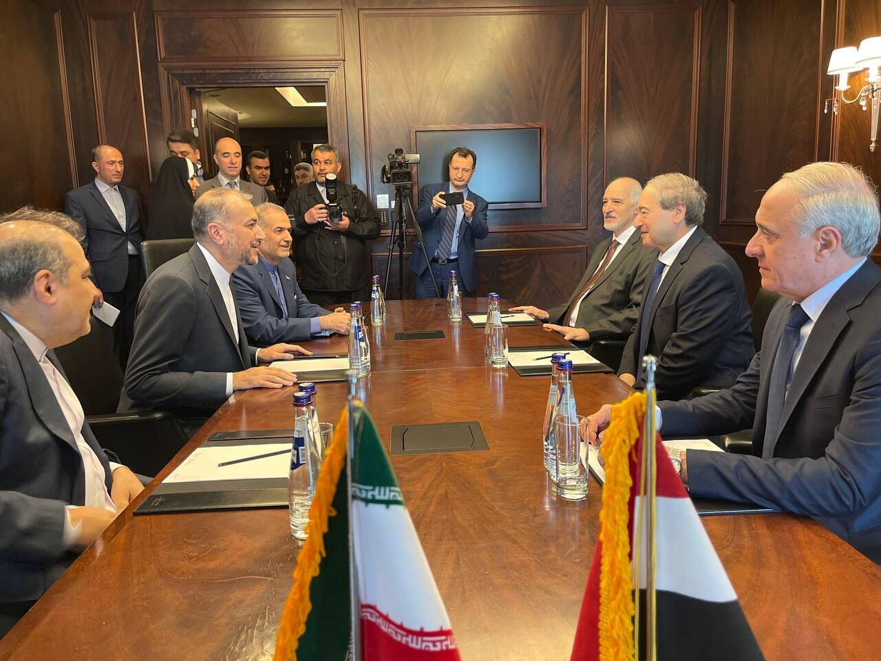 وزرای خارجه ایران و سوریه دیدار کردند