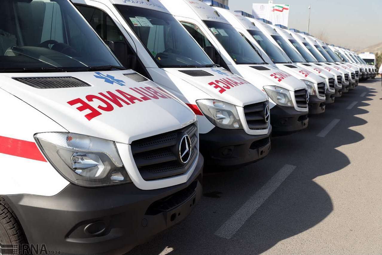 استقرار ۴۵ دستگاه آمبولانس در مسیر حرکت زائران به مشهد