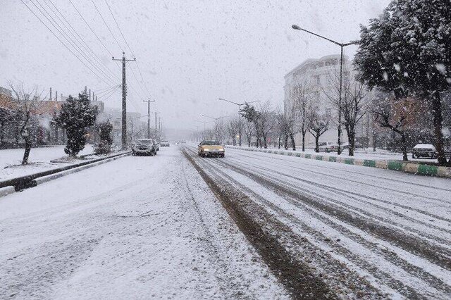 برف و باران در ۱۱ استان‌