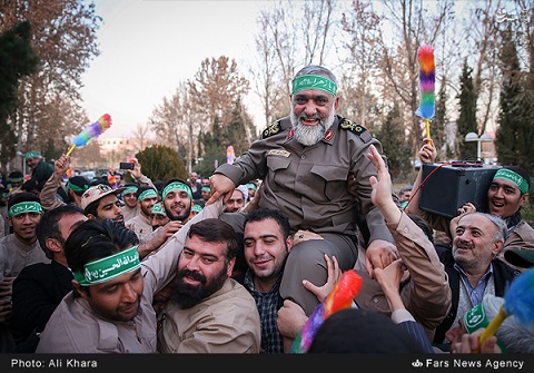 سردار نقدی قلمدوش شد / عکس