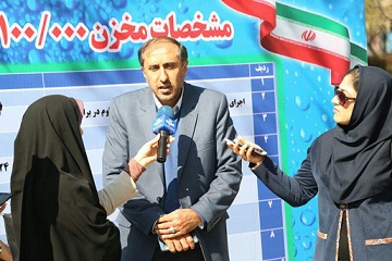 افتتاح سامانه ذخیره و توزیع اضطراری آب تهران