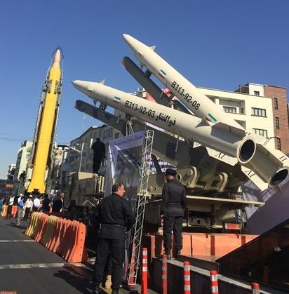 نمایش اقتدار موشکی کشور در راهپیمایی روز قدس تهران