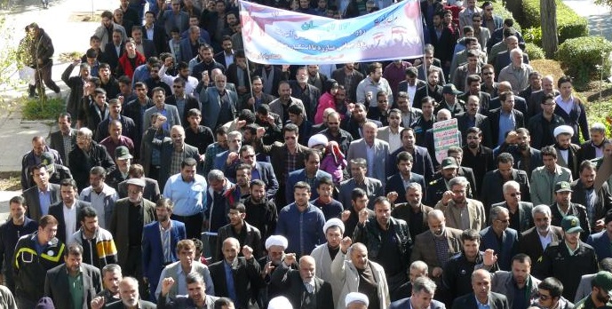 راهپیمایی مردمی نمازگزاران جمعه در محکومیت جنایات در میانمار