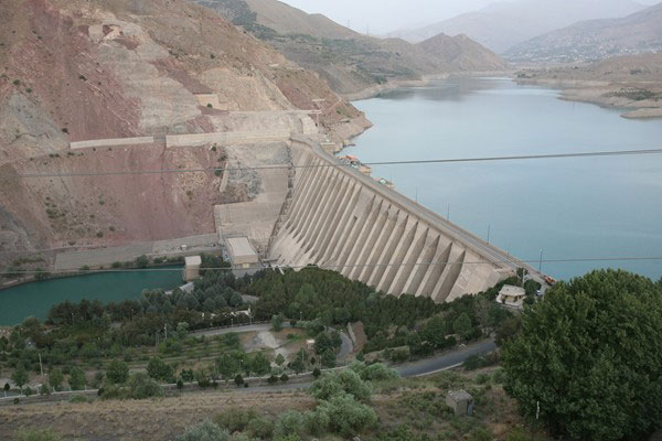 کاهش ۱۹درصدی ذخایر سدهای پنجگانه استان تهران