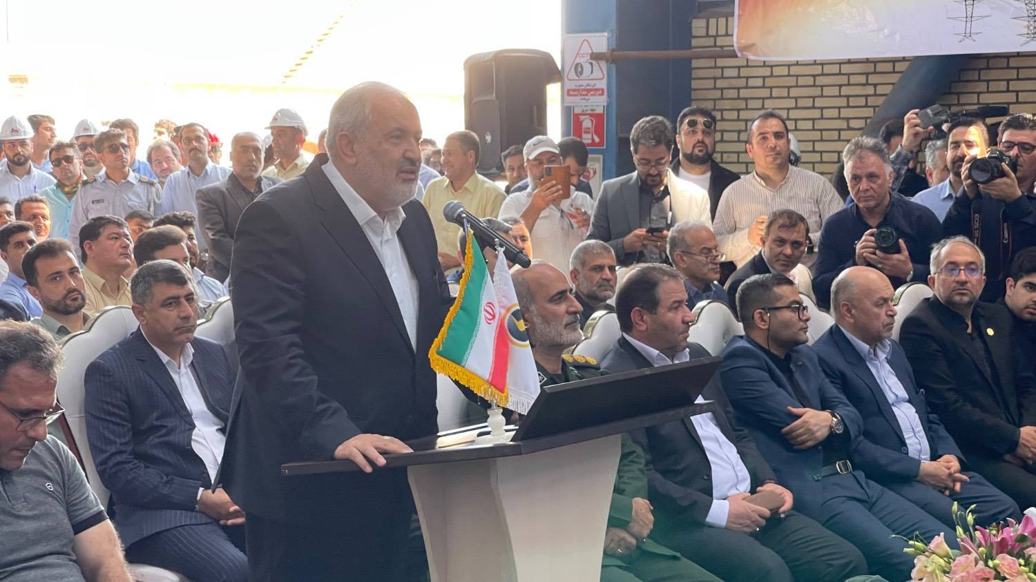سومین واحد گازی۱۸۳ مگاواتی نیروگاه شهیدسلیمی نکا افتتاح شد