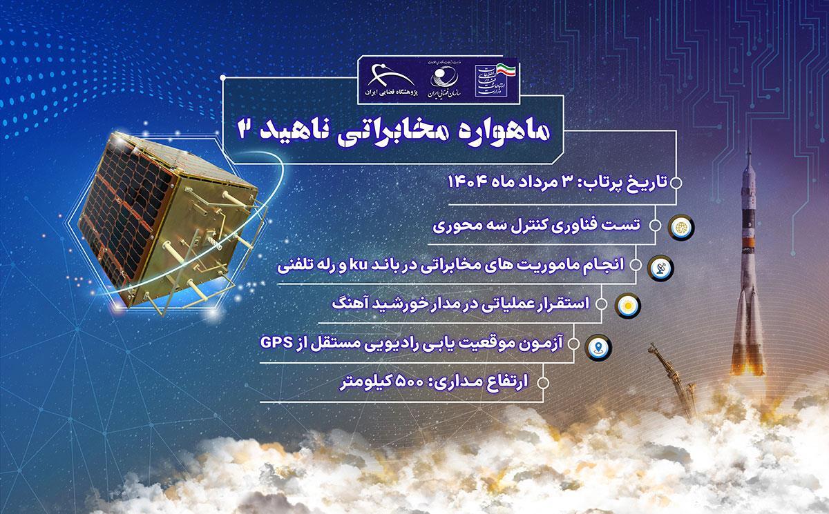 پیشرفت آزمون‌های عملکردی ناهید ۲؛ تأیید موفقیت چند زیرسامانه کلیدی