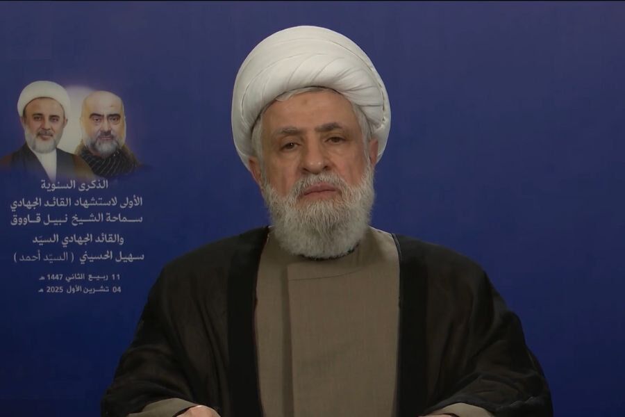 شیخ نعیم قاسم:تل‌آویو به دنبال تحقق «اسرائیل بزرگ» ‌است