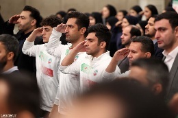 قدردانی جامعه ورزش از رهبر انقلاب: با تلاش افزون‌تر سربازان ایران در جنگ خواهیم بود